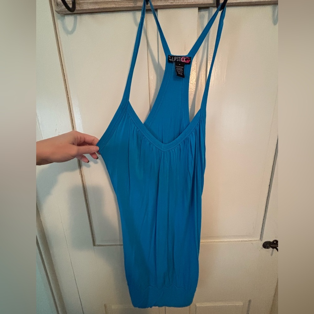 Lipstick Boutique Vibrant Blue Shirt